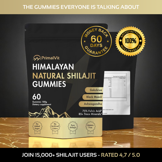 PrimalVit™ Pure Himalayan Shilajit Gummies For Men