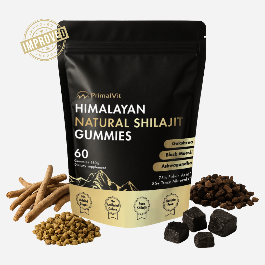 PrimalVit™ Pure Himalayan Shilajit Gummies For Men