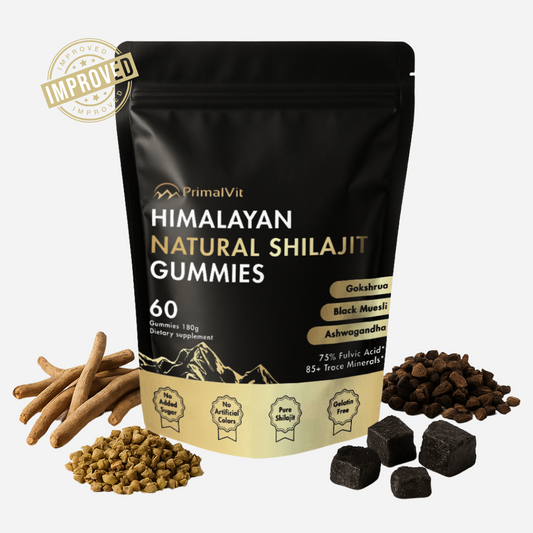 PrimalVit™ Pure Himalayan Shilajit Gummies For Men